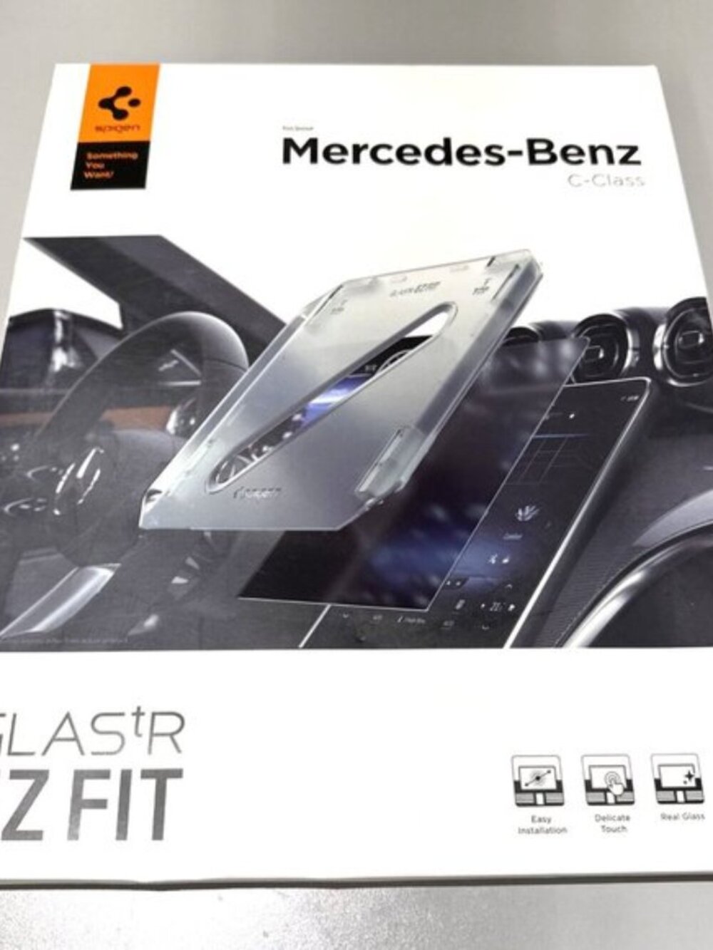 Spigen Mercedes C Class  (2022-2024) Tempered Glass Screen Protector 11.9 Inches